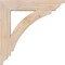 Ekena Millwork Thorton Traditional Smooth Bracket, Douglas Fir, 3 1/2"W x 22"D x 22"H BKT04X22X22THR01SDF - alternate 2